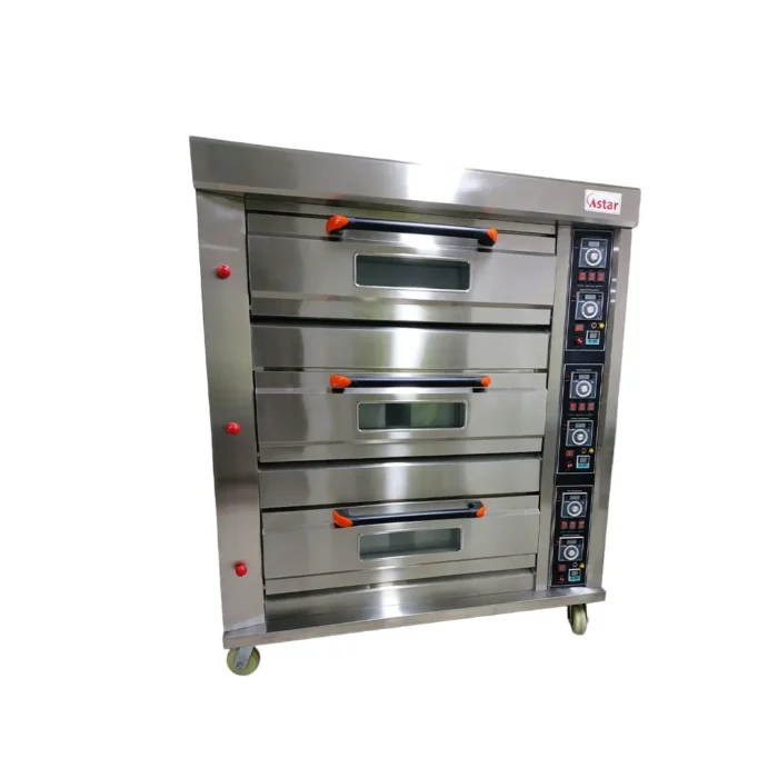 Horno de gas de 3 pisos y 6 bandejas - Imagen 1
