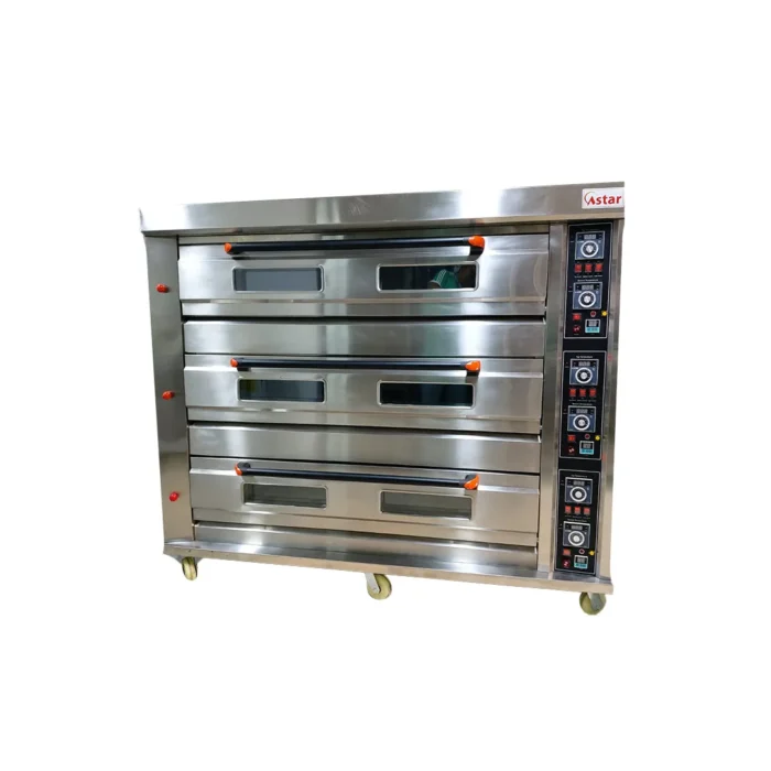Horno de gas de 3 pisos y 9 bandejas - Imagen 1
